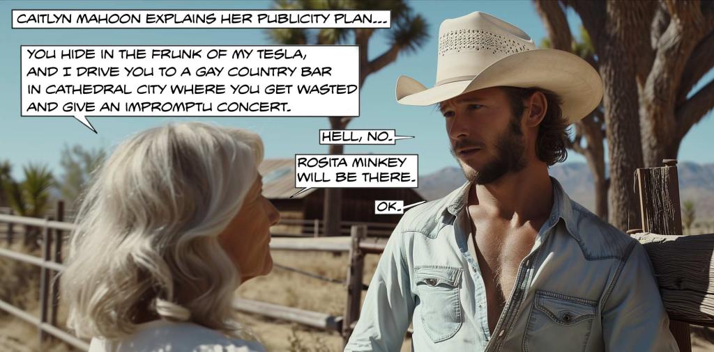 Caitlyn Mahoon and Mack Linger hatch a scheme.